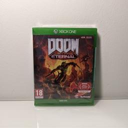 Verkaufe hier Doom Eternal für die Xbox One / Series X. Es handelt sich um unbenutzte und noch versiegelte Neuware. Kein Tausch! Abholung oder Versand möglich.