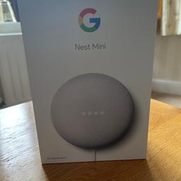 Google nest mini, 2nd generation.
New with box and plug