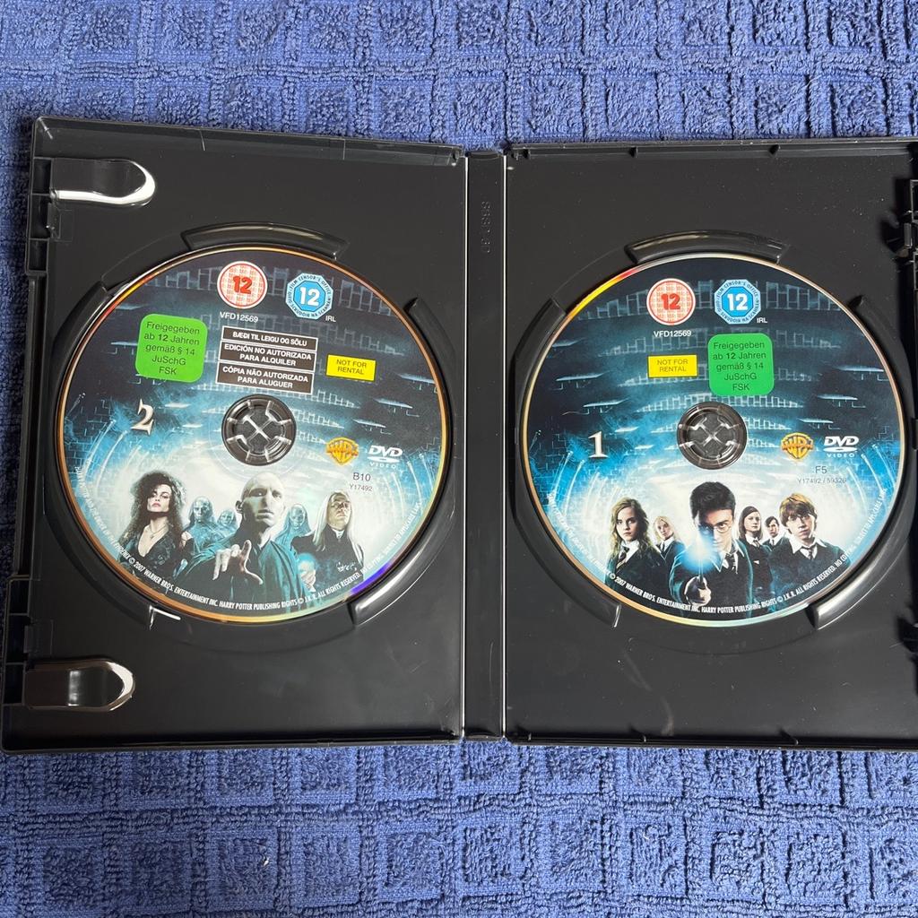 UND DER ORDEN DES PHÖNIX
2-DISC EDITION
DVD wie neu
einmal gesehen

Käufer zahlt Versand