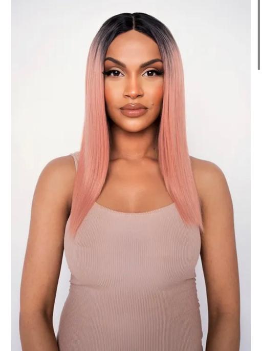 Buy & Sell North West London Brondesbury - North West London - Photos for Lullabellz peach straight Lob lace front wig