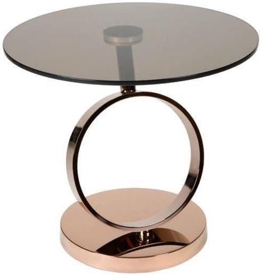 Buy & Sell Hampshire Gosport - Photos for Greenapple eclipse lamp table - smoked glass