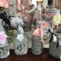 Selection of decorative bottles 7.00 each 🌺
