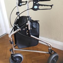 Tri Walker
Walking aid, adjustable height
Shopping Bag
Lightweight, chrome finish
Excellent condition, like new
Never been used
Can deliver locally or collect
Call or text. 07788
 516364