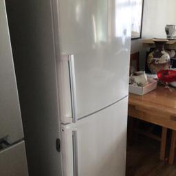 Bosch fridge/freezer white mint condition no damage very tall like new only used a few times spotlessly clean inside/out no damage in perfect working order size 6ft-1in Height/2ft Width across/1ft-11ins Depth front to back/fridge has 3 safety glass shelves/2 Salad box’s/2 wine racks for bottles&cans /also chiller box at top / 3 departments on door has multi air flow with temp control at back inside also instruction book freezer has 3 deep spacious draws ideal for large family can be seen working collection only please welcomed to view selling for my son now moved in with partner wickford
