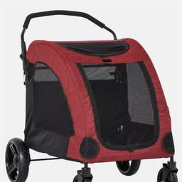 Large pram for dogs upto 30kg. Was an absolute god send for our dog. cost £150 new. Paw Hut D00-105