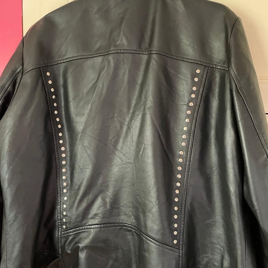 Heine Leather Biker style Jacket