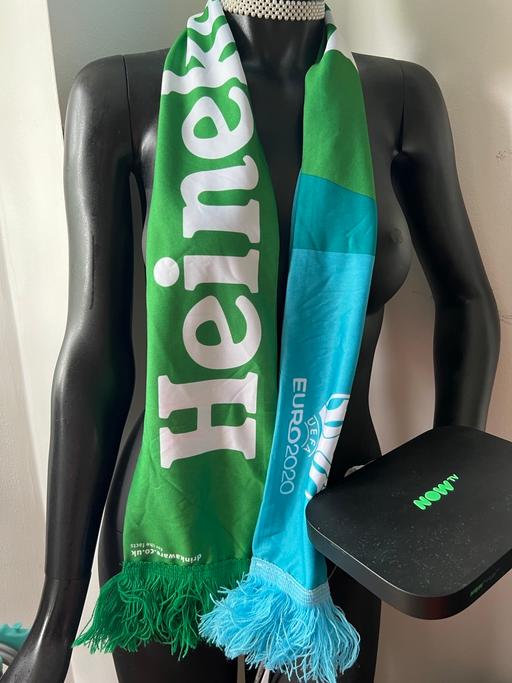 Buy & Sell South West London Wandsworth - South West London - Photos for Heineken Euro 2020 Football Beer Silk Scarf 