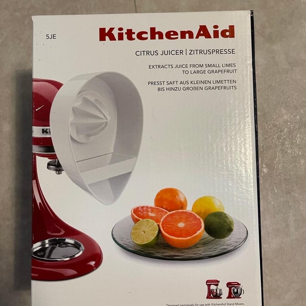 KitchenAid Zitruspressenaufsatz 5JE, Zubehör für für KitchenAid Küchenmaschinen mit 4,8+6,9Liter-Schüssel