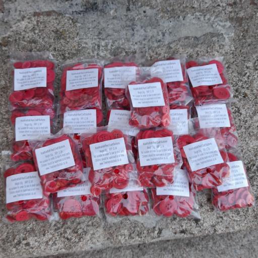 training Greater Manchester Tameside - Photos for NEW Red Craft Buttons [50g Bags]