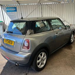 For sale I have my 2009 mini one in the graphite edition. This is a 1.4 engine and runs and drives spot on with out any issues. Gearbox and engine sound and work fine as they should. 

This is a 1 owner car that’s been very well looked after with the mileage of 108000. The car has mot until 15th jan 2023 and full v5 logbook.

The car presents it self very nice and feels nice to drive too. Has few minor scratches here and there as you can see in the pictures but nothing major. 

Good tyres all around with basically perfect wheels.

£1750
07443998318
