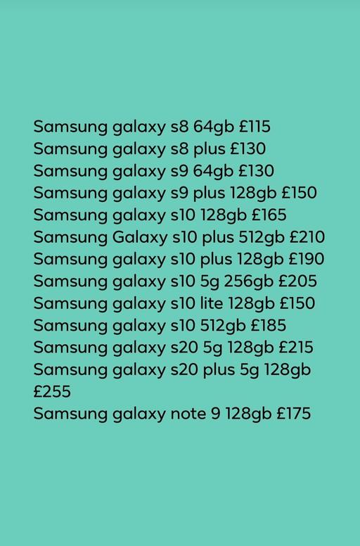 Buy & Sell West Midlands Birmingham - Photos for Samsung Galaxy s8 s8 plus s9 s9 plus and s10