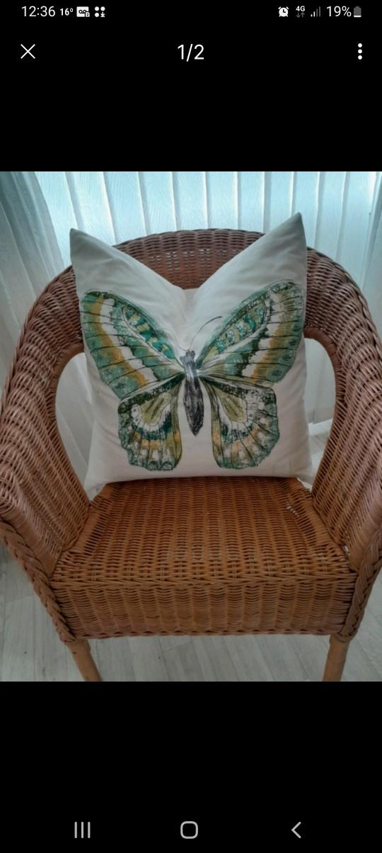 ikea rattan chair with cushion in Sunderland für 20,00 £ zum Verkauf