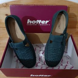 NEW IN BOX HOTTER SHOES SIZE 5.5 ABERGELE OR POST.