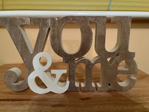 Buy & Sell Kent Maidstone - Photos for 3D You and me sign (brand new)