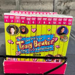 13 disc set The StoryOf Tracy Beaker in good condition. Some of the discs have not been played and have the original stickers in the cases. Collection only thanks from Wn3 or M44.