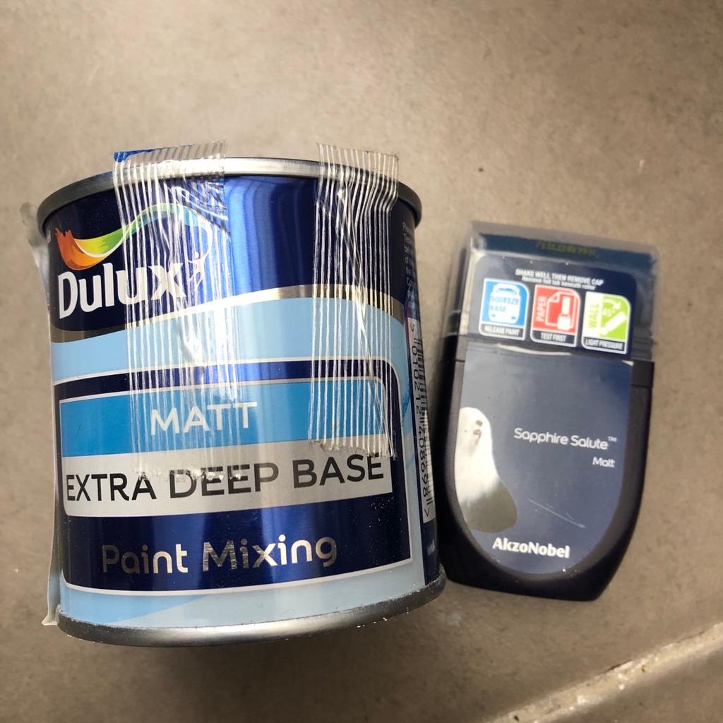Dulux blue paint tester pots in B16 Birmingham for £5.00 for sale Shpock