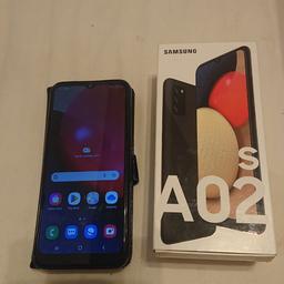 Samsung galaxy A02s unlocked any network boxed and in immaculate condition
Dual sim, face recognition ,3gb ram octocore processor. too many features to list.
32gb storage expandable ,I've included an 8gb micro sd card
no offers ,cheap enough.
can deliver locally ,further out message me for fuel costs
