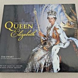 The Treasures of Queen Elizabeth 

By Tim Ewart 
In Slipcase with Removable Documents

IN EXCELLENT CONDITION

PICTURES FORM PART OF DESCRIPTION

It's going to be a collectors piece of the future.

BOOK WILL BE WELL WRAPPED & POSTED AS SOON AS PAYMENT HAS BEEN RECEIVED

Payment by paypal/Bank transfer

Postage at a small cost please ask