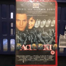 Film, movie - 1994 - unopened - unused - the plastic is coming away a bit at the top right and back right of the tape - Red VHS cover - Biopic - The Beatles - Sheryl Lee, Stephen Dorff - Columbia, Tristar, Home video

Collection or postage

PayPal - Bank Transfer - Shpock wallet

Any questions please ask. Thanks