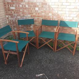 4x director chair's lovely items collection only basildon 