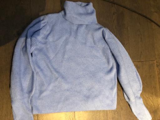 Buy & Sell West Midlands Birmingham - Photos for Blue polo neck jumper, asda, medium