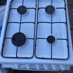 White Electra gas cooker-with oven and grill . Good working order . Buyer to arrange collection. 