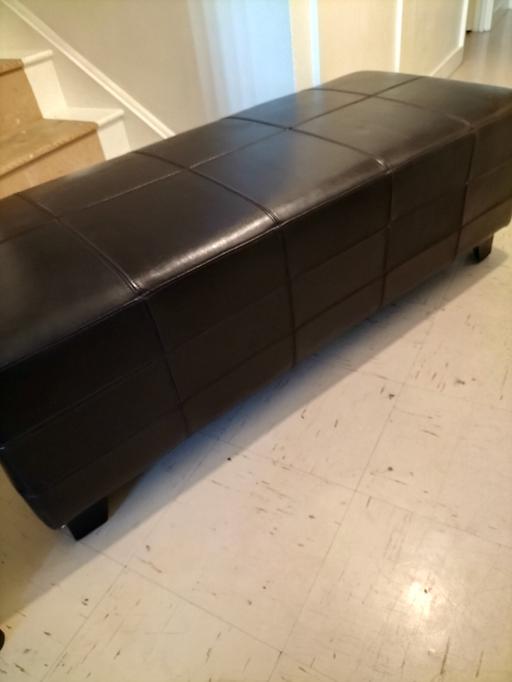 Buy & Sell - Photos for Leather Bench 'New'