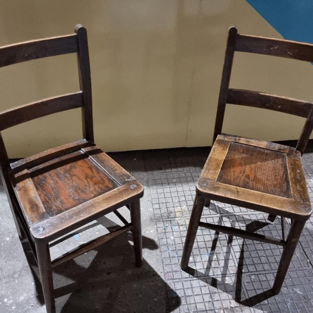 Here is a pair of matching Antique chairs

Smaller chairs for children but suitable for adults aswell.
Perfect as smaller bedroom chairs

They are Solid and sturdy

Collection is from Scunthorpe DN15

willing to post to UK address for £29.99
But will double check price if you pass on your postcode.