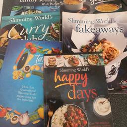 slimming world books used but good condition £5 for all.
