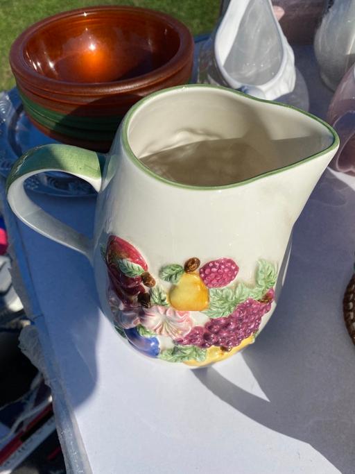 Buy & Sell Gloucestershire Gloucester - Photos for Ceramic floral hand painted pitcher/jug