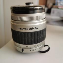 Pentax 28-90mm  f3.5 - 5.6 lens

collection from slough