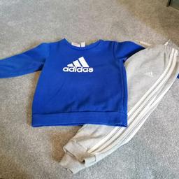 Boys Adidas Tracksuit

Age 3-4yrs

Blue jumper and grey bottoms

£10

Collection Chelmsford or can post if postage paid
