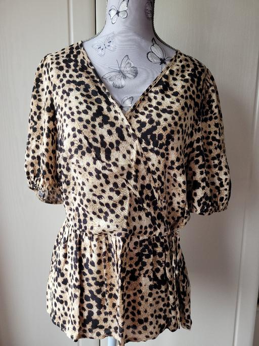 Buy & Sell South Yorkshire Barnsley - Photos for ANIMAL PRINT PEPLUM BLOUSE