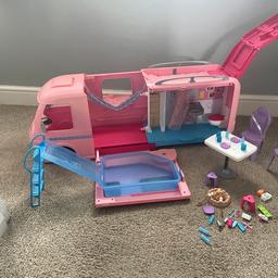Barbie Camper Van in very good condition.
 Comes with accessories pictured.

Available for collection from BD2
