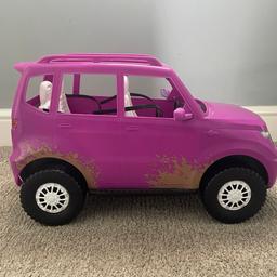 Barbie Jeep in excellent condition. Hardly played with. 

Available for collection form BD2.