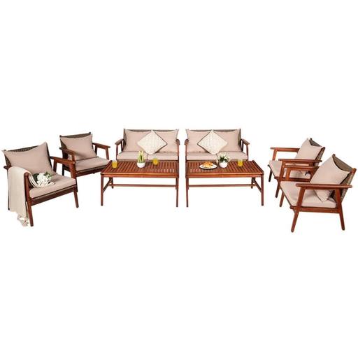 Buy & Sell Central London Barbican - Central London - Photos for MEEN 8PCS Patio Rattan Furniture Acacia Sofa