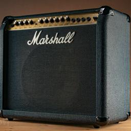 Made in UK Marshall Valvestate 40V Model 8040 guitar amplifier

Used in very good condition (see the actual picture) The Marshall Valvestate 40V Model 8040 guitar amplifier is a Marshall tube/solid-state hybrid combo amplifier for guitar, 40 watts, with a 12" Celestion G12L speaker, with 2 footswitchable channels, and an real spring reverb. It has a fantastic Marshall, from clean to distortion sound.

Features list:

CHANNEL 1 (Normal)
Input 1/4" Jack
Gain, Bass, Middle, Treble Controls
Channel Select: Switch to change from normal to boos
CHANNEL 2 (overdrive/distortion)
Gain, Contour, Bass, Treble, Volume Controls.
MASTER SECTION
Master Reverb Control
Pre-amp Output 1/4" Jack
Power Amp In 1/4" Jack
Line Output 1/4" Jack
Footswitch 1/4" Jack
12" G12L Celestion speaker

Comes with power Lead