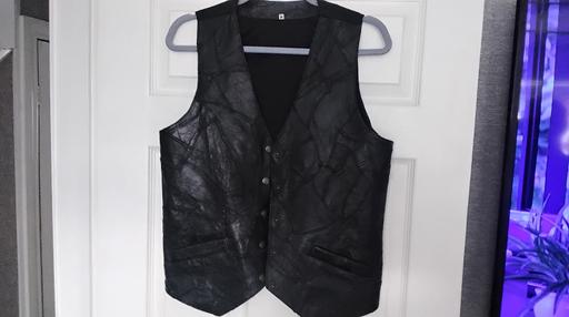 Buy & Sell West Midlands Birmingham - Photos for retro leather waistcoat size m patchwork 