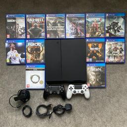 Selling my sons
PS4 console & games
2 controllers
12 games

All works, 2&3 photo show that it’s all been reset ready for new user

Collection only
