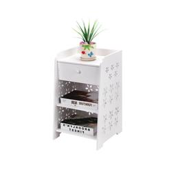 Size: 30cm(Width) x 30cm(Lengt) x 50cm(Height)
Color:white
Material:wood

Package Included:
1x Bedside Table

Features

Colour: White
Material: Wood
