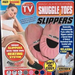 Available from postcodes DL2 or TS6
xx 🔥 xx ☀️ xx 🔥 xx ☀️ xx 🔥 xx ☀️ xx 🔥 xx
New
Snuggle Slippers...
Removable microwaveable packs within each Slipper contain a special blend of natural Buckwheat Hulls scented with lavender.
Unisex
Colour Grey
Size: 4 - 6
Perfect way to warm your feet during the cold wintry spells...👍

xx 🔥 xx ☀️ xx 🔥 xx ☀️ xx 🔥 xx ☀️ xx 🔥 x7