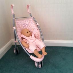 Cute, soft bodied My First Baby Annabell Doll (14")
Also genuine Baby Annabelle Dolls Buggy (handle height 20"

Both in great condition; clean and from a pet and smoke free home.
Collection from Walmley, B76 1QZ.