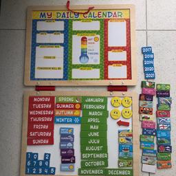 Melissa & Doug magnetic board. My magnetic daily calendar. Excellent condition. Buyer to collect from Bexley. Cash on collection.