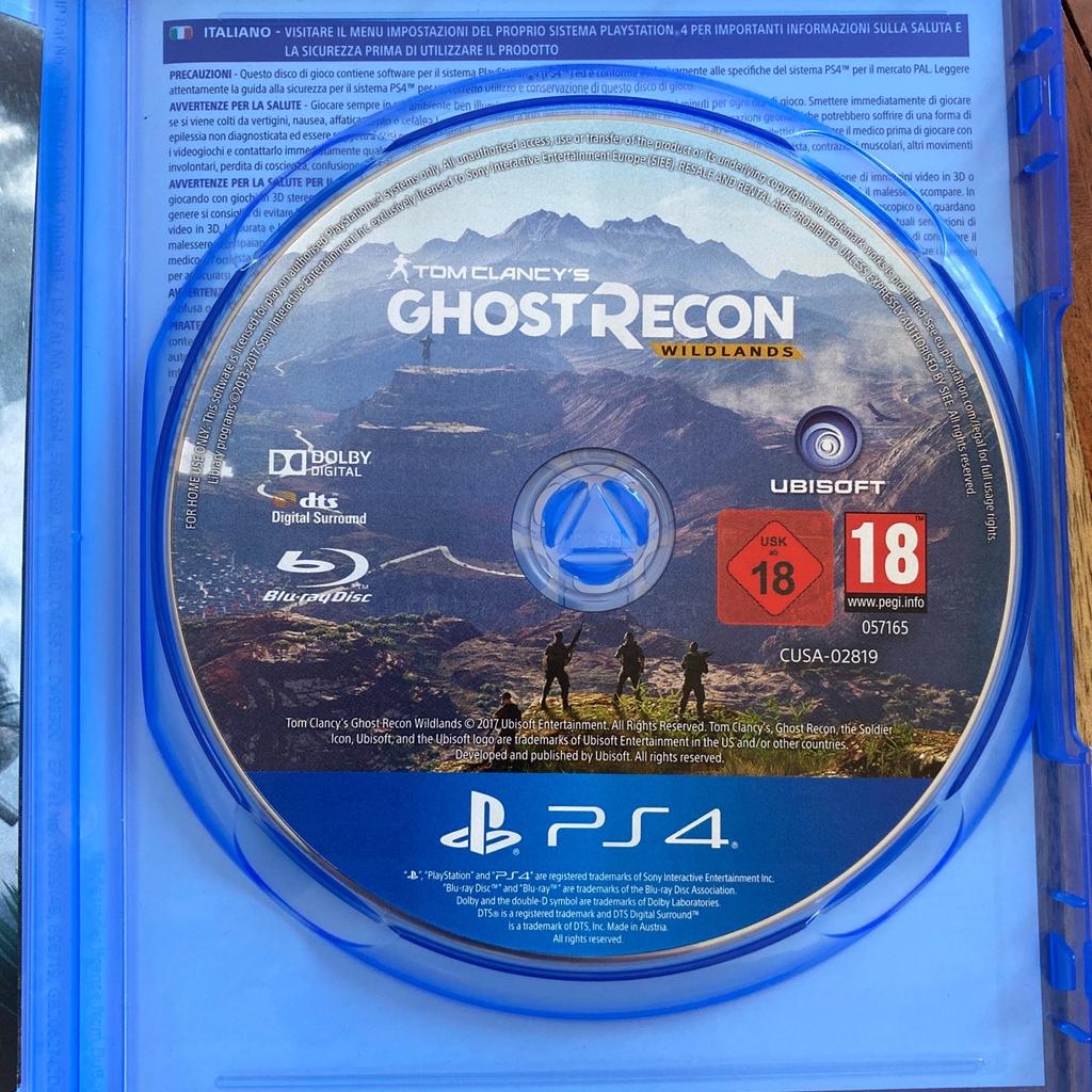 - PS4 - Spiel Ghost Recon Wildlands