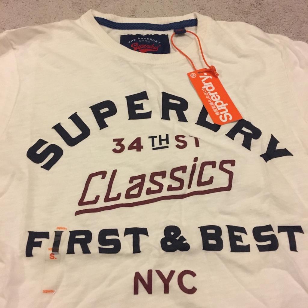 Brand New with Tags
Superdry T Shirt
Thick Nice Quality material
Size - S