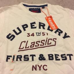 Brand New with Tags
Superdry T Shirt
Thick Nice Quality material 
Size - S