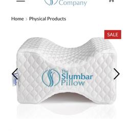 FOR SALE A SLUMBER KNEE PILLOW SUPPORT DESIGNED FOR HIP AND BACK AS WELL 
CAN BE USED FOR SCIATICA AND PREGNANCY PROBLEMS TOO 
I PAID OVER £22 
NEVER USED
SELLING FOR £7
BARGAIN