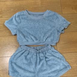 Teddy short set pj size small ( lady’s size 8)  from SHEIN