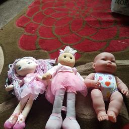 beautiful  dolls can sell separately £5 each or as bundle