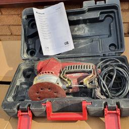orbital sander needs a clean but works well collect from b62